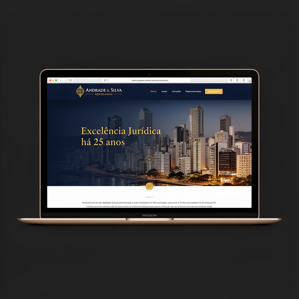 Site criado para Andrade & Silva Advogados